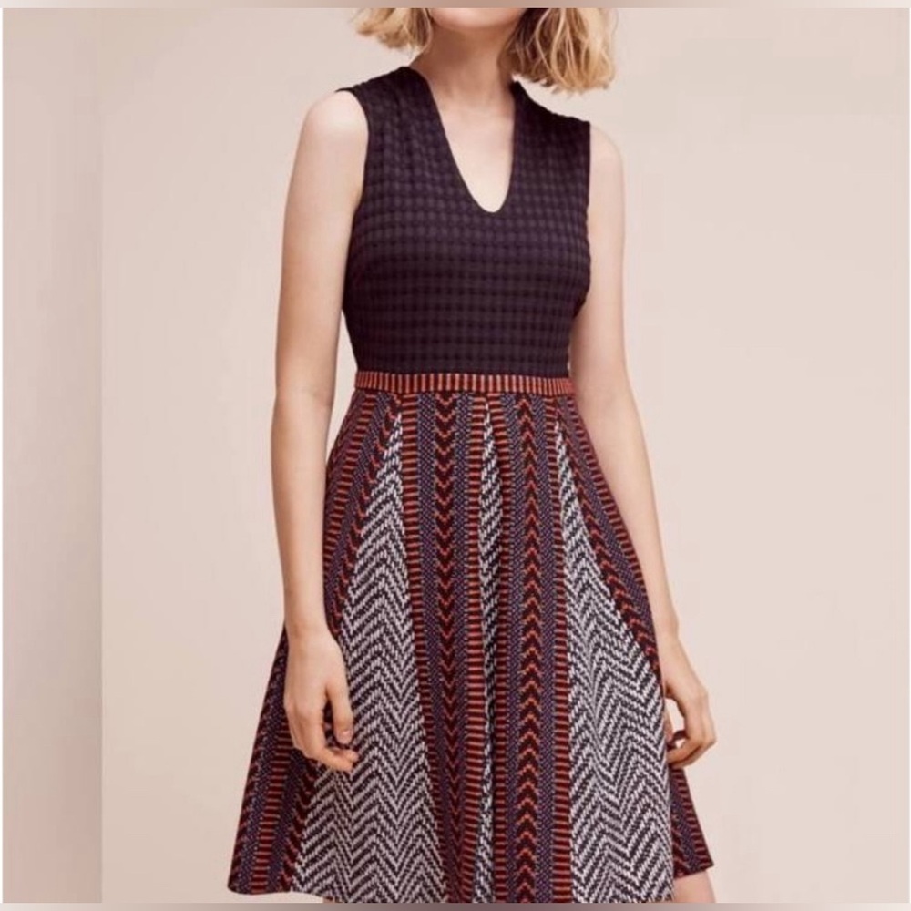 NEW Anthropologie Maeve Carolina Dress Sleeveless Fit and Flare Dress Size 2P
